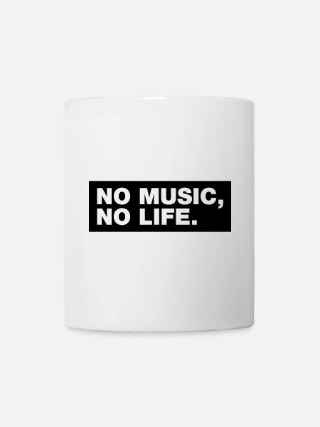No Music No Life - Mug - white