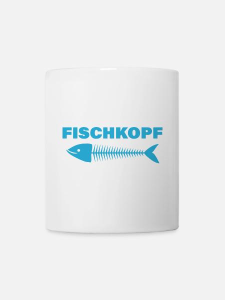 FISCHKOPF - Tasse - Weiß