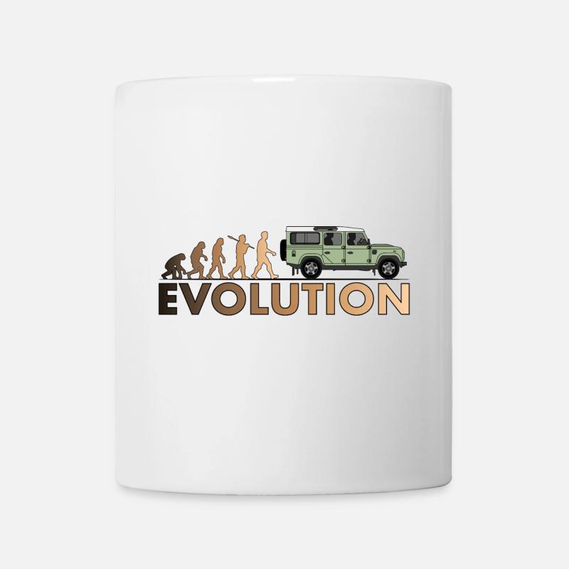 Defender 110 Évolution - Mug blanc - blanc