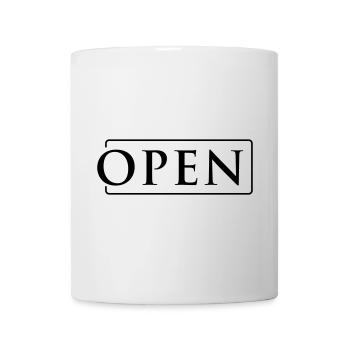 OPEN in frame - Mug - white - Front