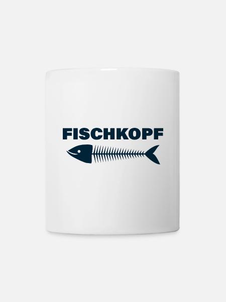 FISCHKOPF - Tasse - Weiß