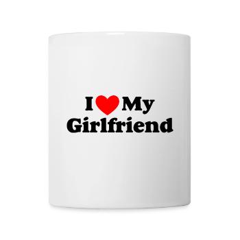 Red Heart Minimal Icon Print - Mug - white - Front