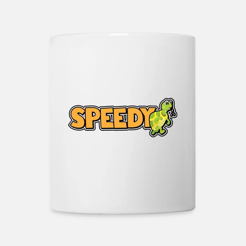 Speedy - tortue rapide - Mug blanc - blanc