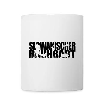 SLOWAKISCHER RAUHBART Jagdhund Wilsigns Jäger - Tasse - Weiß - Vorne