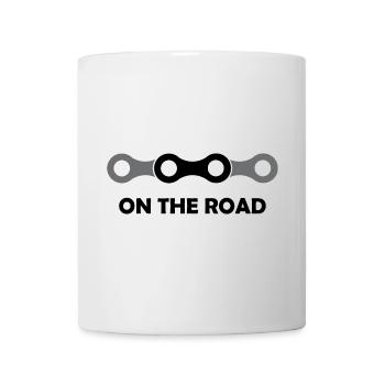 road bike bike icon icon Logo cycling - Mug - white - Front