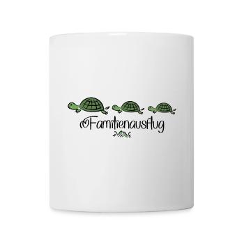 Familienausflug - Tasse - Weiß - Vorne