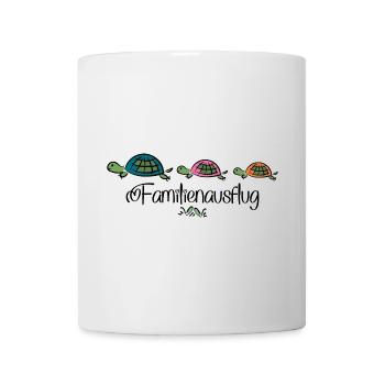 Familienausflug - Tasse - Weiß - Vorne