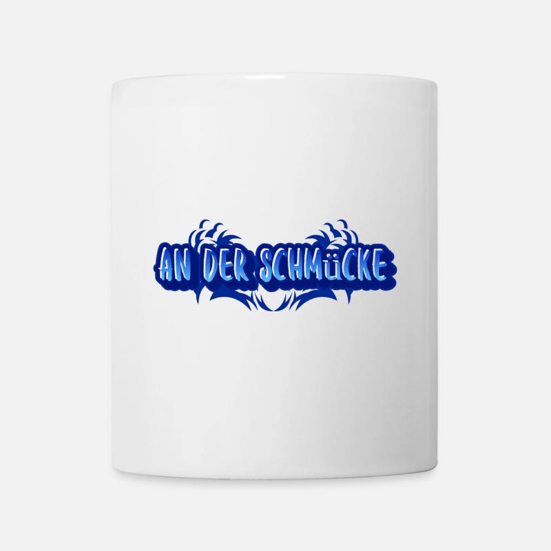 Aufdruck An der Schmücke - Tasse - Weiß