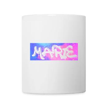 Marie Graffiti Neon Splash - Tasse - Weiß - Vorne