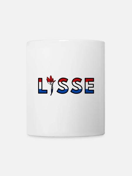 Lisse Pays-Bas en Europe - Mug blanc - blanc