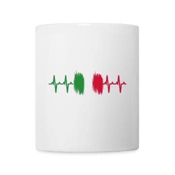 Heartbeat Italy - I love Italy! - Mug - white - Front