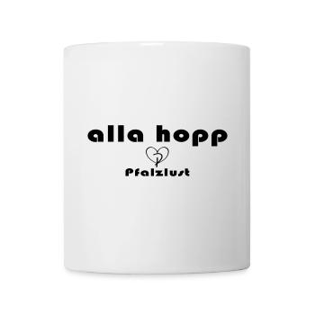 alla hopp - Mug blanc - blanc - Devant