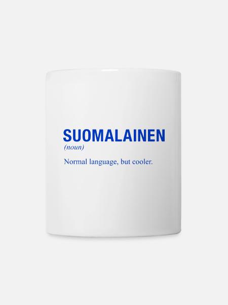Finnland Suomi Finnische Sprache Cool Finnisch - Tasse - Weiß