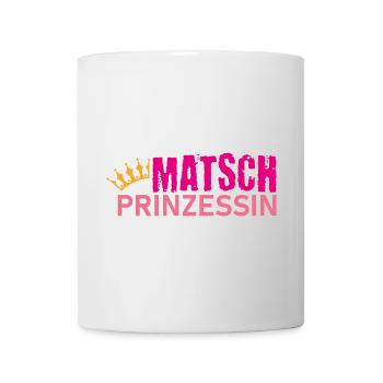 Muddy run shirt Matsch Prinzessin Laufshirt Team - Tasse - Weiß - Vorne