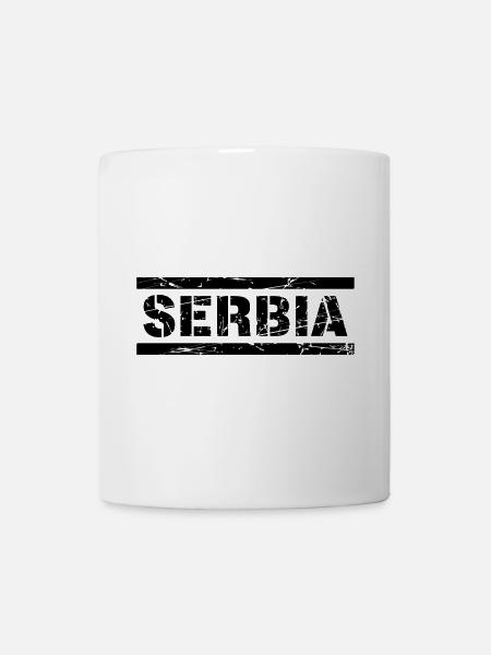 Serbie - Mug blanc - blanc