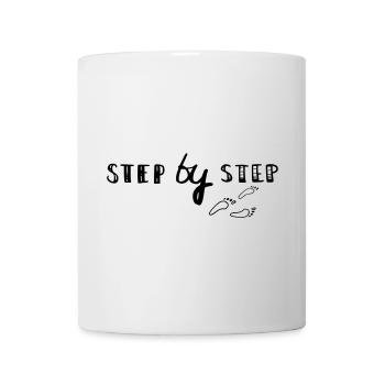 step by step - Mug - white - Front