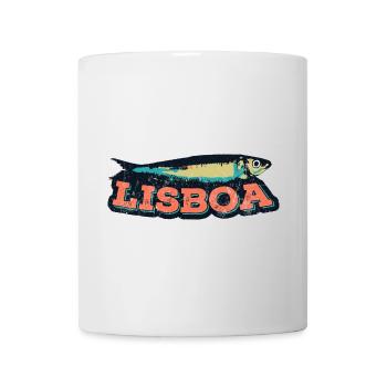 Lissabon Portugal, Lissabon Festivals, Sardinen - Tasse - Weiß - Vorne