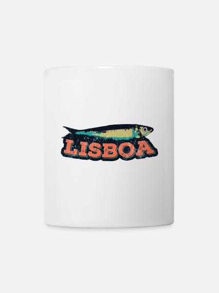 Lisbonne Portugal, fêtes de Lisbonne, sardine - Mug blanc - blanc