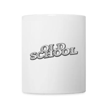 old school - Tasse - Weiß - Vorne