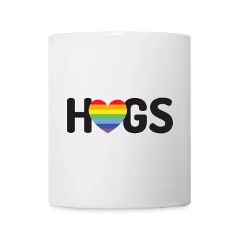 LGBT-Umarmungen - Tasse - Weiß - Vorne