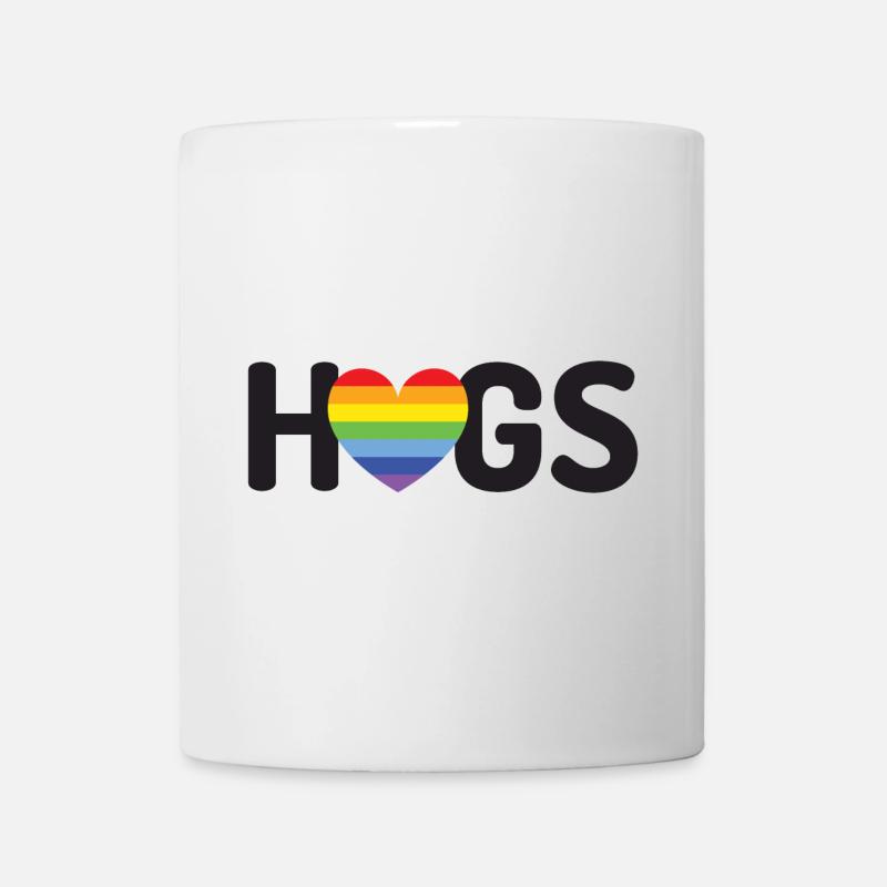 Câlins LGBT - Mug blanc - blanc