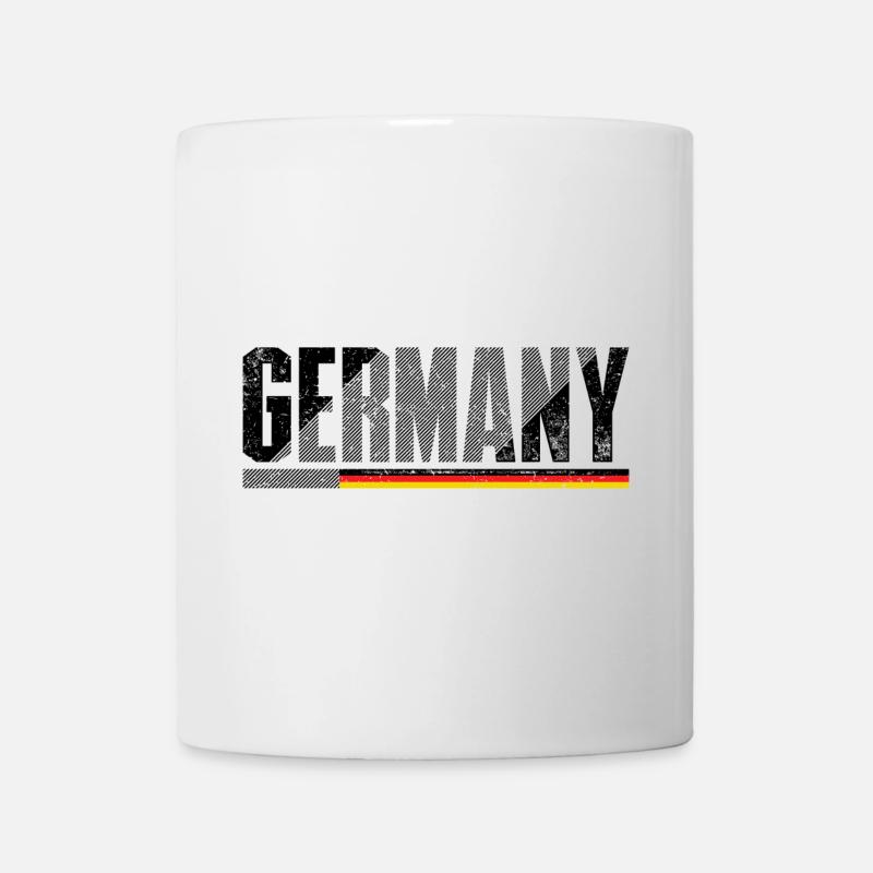 Flagge Deutschlands - Tasse - Weiß
