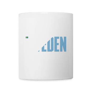 Sweden Bold Flag Typography - Mug - white - Front