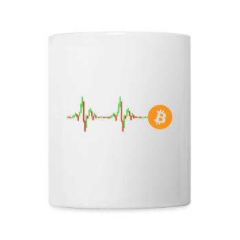 Bitcoin Chart Pattern - Mug - white - Front
