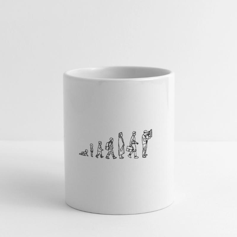 Elektriker Evolution Tasse