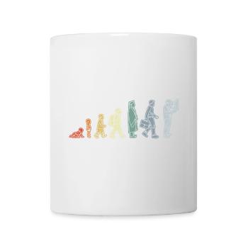 Cycle de vie de l’électricien - Mug blanc - blanc - Devant