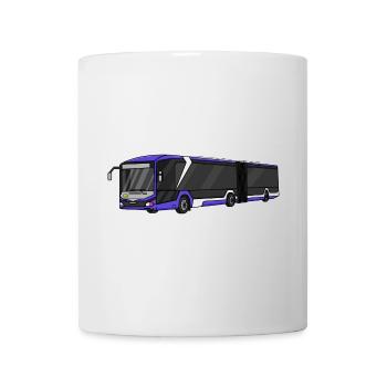 Autobus, autobus scolaire, chauffeur d’autobus - Mug blanc - blanc - Devant