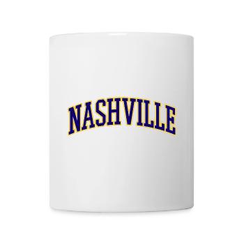 Nashville College Stil Logo - Tasse - Weiß - Vorne