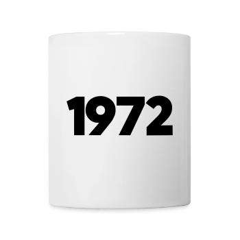 1972 Année de naissance - Mug blanc - blanc - Devant