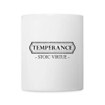 Stoic Virtue Temperance - Mug - white - Front