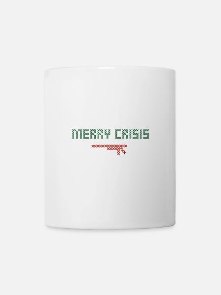 Merry Crisis - Tasse - Weiß