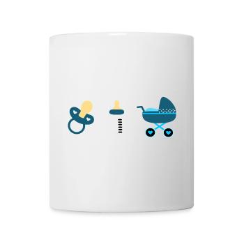 Baby Geburt 2025 Geschenk Geschenkidee - Tasse - Weiß - Vorne