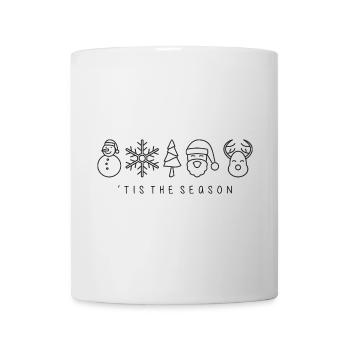 Winterurlaub Icons Set - Tasse - Weiß - Vorne