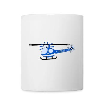 Helicopter Polis Children - Mug - white - Front