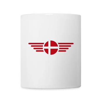 I Love Denmark, Elegance Style Design T-Shirt - Mug - white - Front