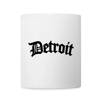 detroit - Tasse - Weiß - Vorne