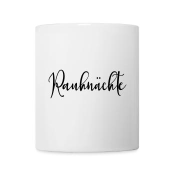 Rauhnächte - Jahreswechsel - BRAUCHTUM NEUJAHR - Tasse - Weiß - Vorne