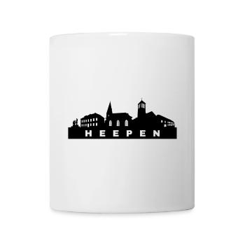 Heepen Skyline Bielefeld Amt Vogtei Kirchen - Tasse - Weiß - Vorne