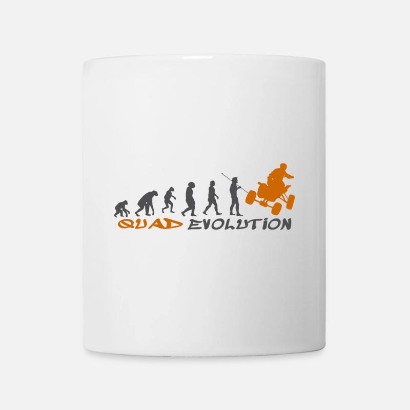 Évolution du quad - Mug blanc - blanc