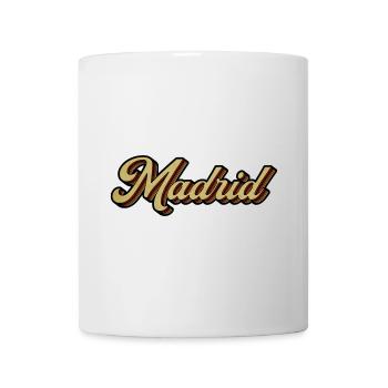 Madrid Retro Striped Script - Mug - white - Front