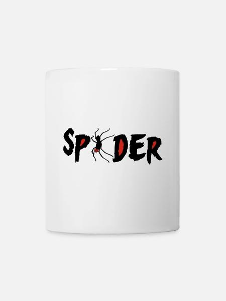 Rotäugige Spinne - Tasse - Weiß