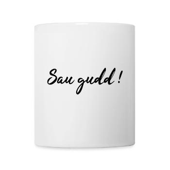 Chemise en dialecte sarrois Sarre cadeau - Mug blanc - blanc - Devant