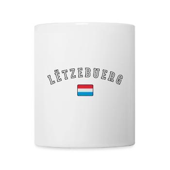 Flagge von Luxemburg, Luxemburger Stolz - Tasse - Weiß - Vorne