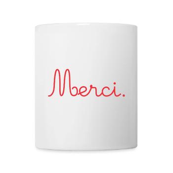 MAÎTRESSE. MERCI. MERCI MAÎTRESSE - Mug blanc - blanc - Devant