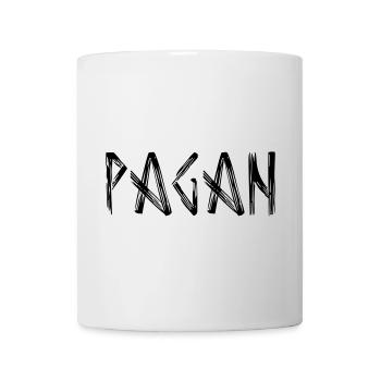 Pagan Schriftzug Logo - Tasse - Weiß - Vorne