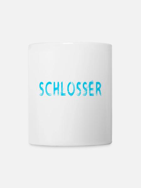 Schlosser Handwerker Design - Tasse - Weiß